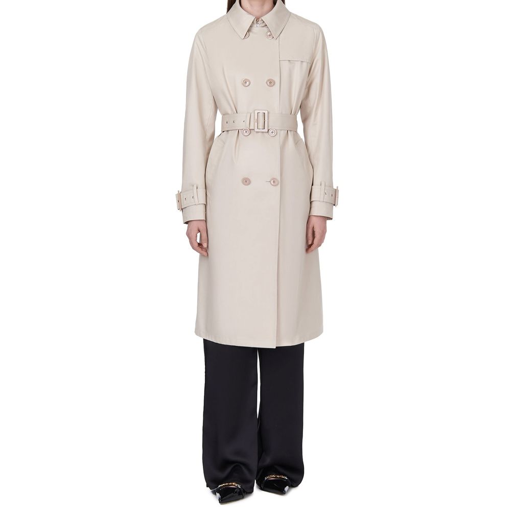 Herno 100% Cotton coat in white — view 2
