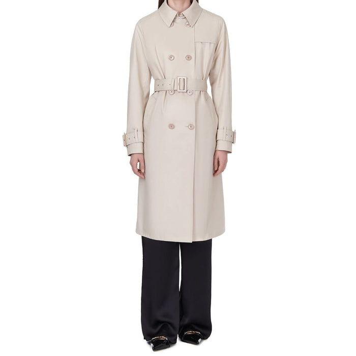 Herno 100% Cotton coat in white — view 2