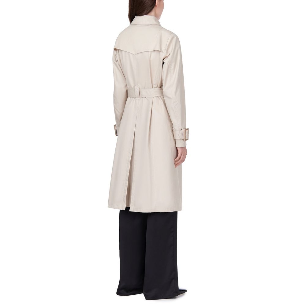 Herno 100% Cotton coat in white — view 3