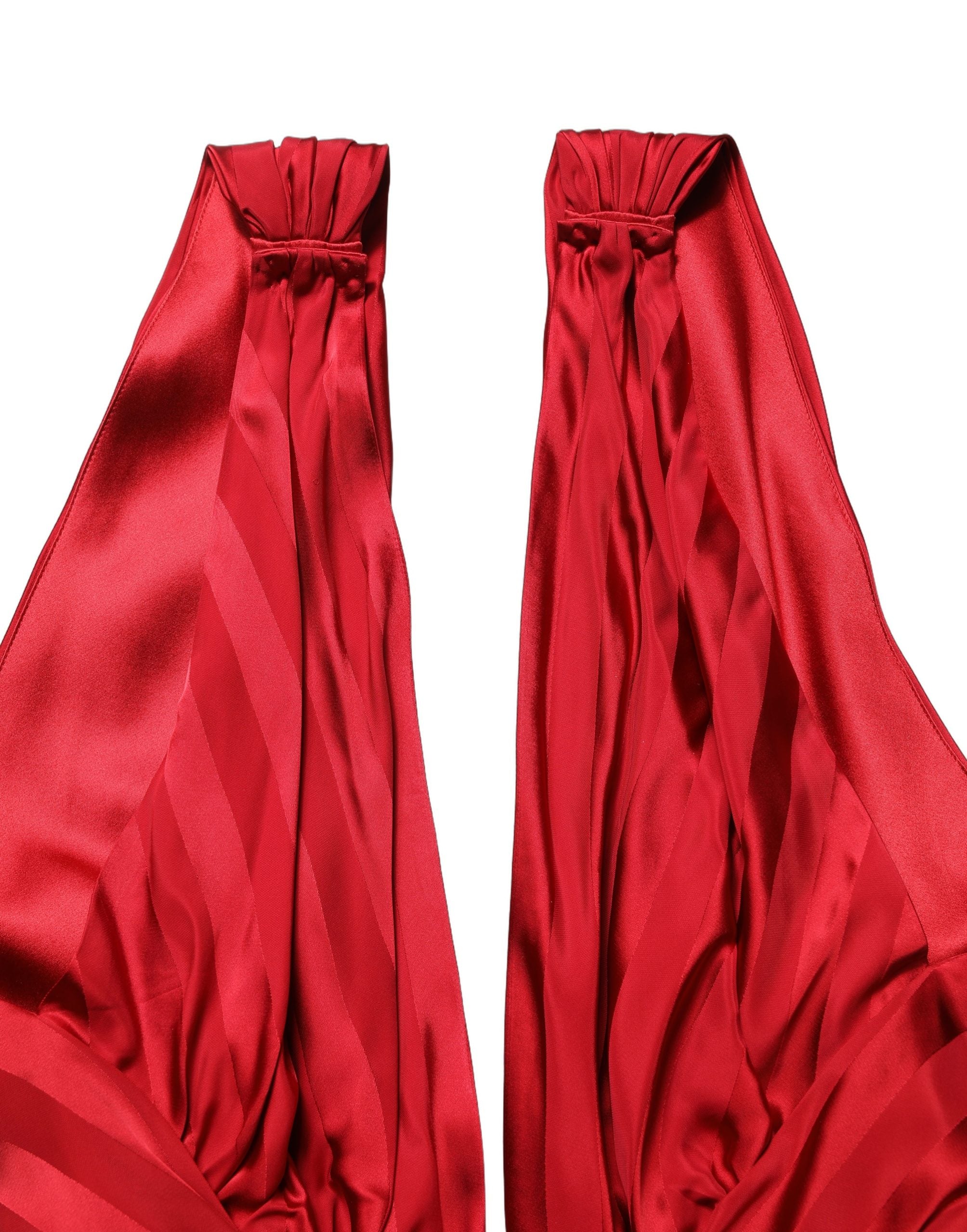 Dolce & Gabbana 100% Viscose (main) jumpsuit dress in red