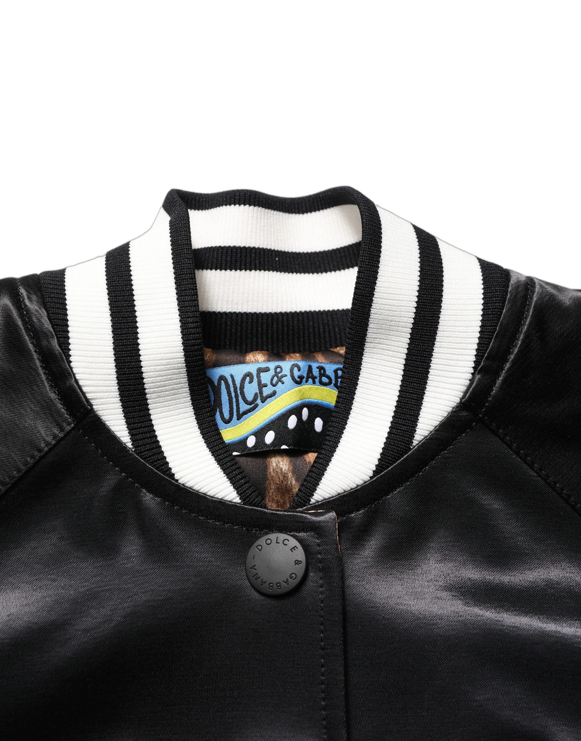 Dolce & Gabbana 62% Cotton 18% Nylon 20% Polyester jacket in black — view 7