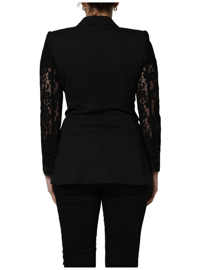 Dolce & Gabbana 15% Cotton blazer in black