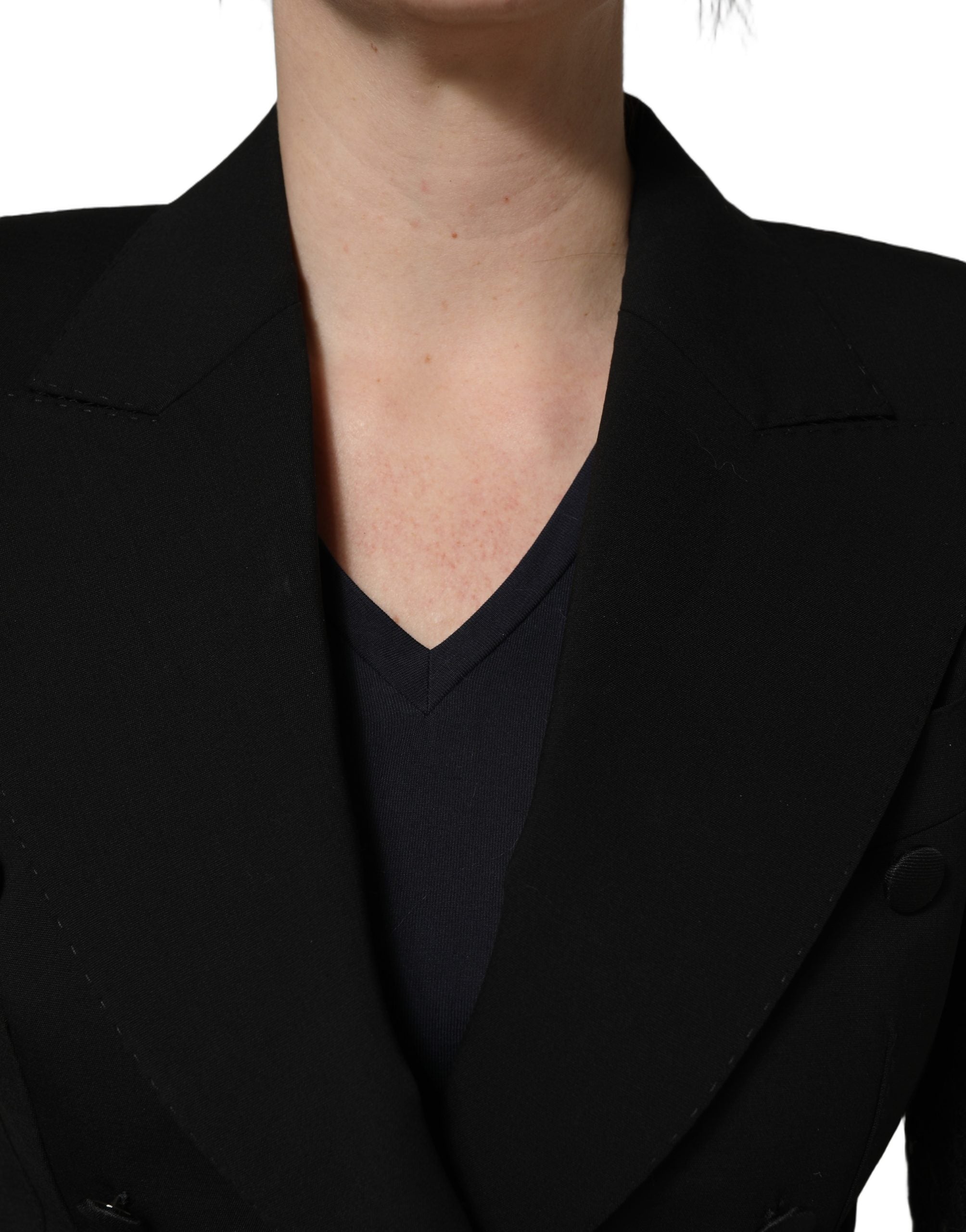 Dolce & Gabbana 15% Cotton blazer in black — view 2