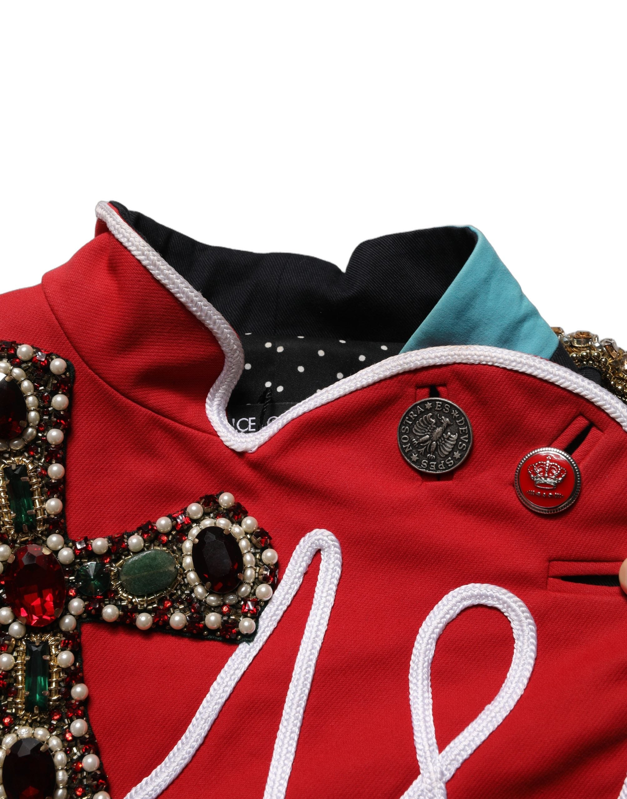 Dolce & Gabbana 88% Cotton jacket in multicolor — view 7