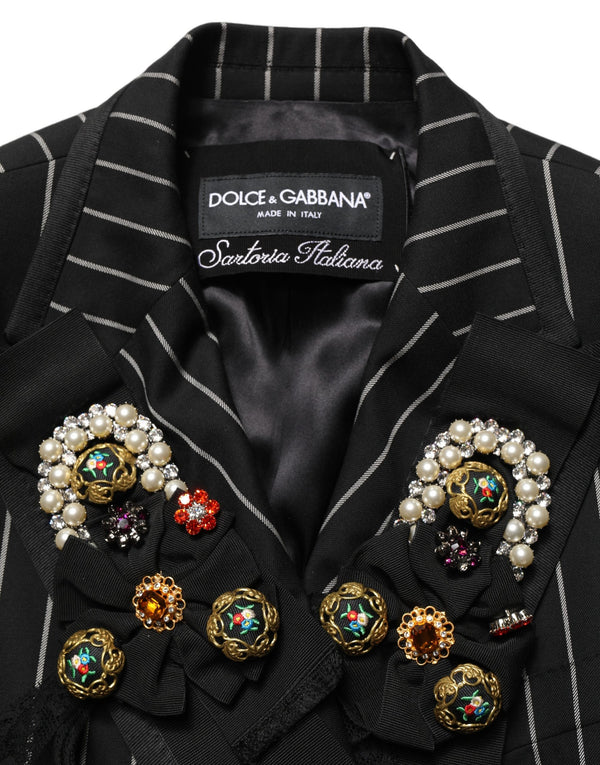 Dolce & Gabbana 89% Virgin Wool blazer in black