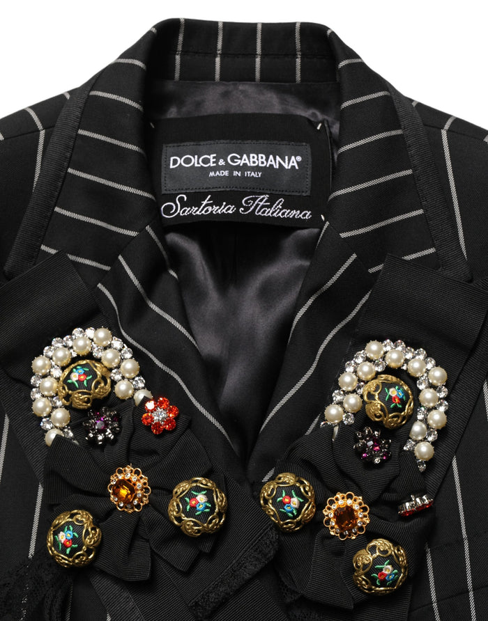 Dolce & Gabbana 89% Virgin Wool blazer in black