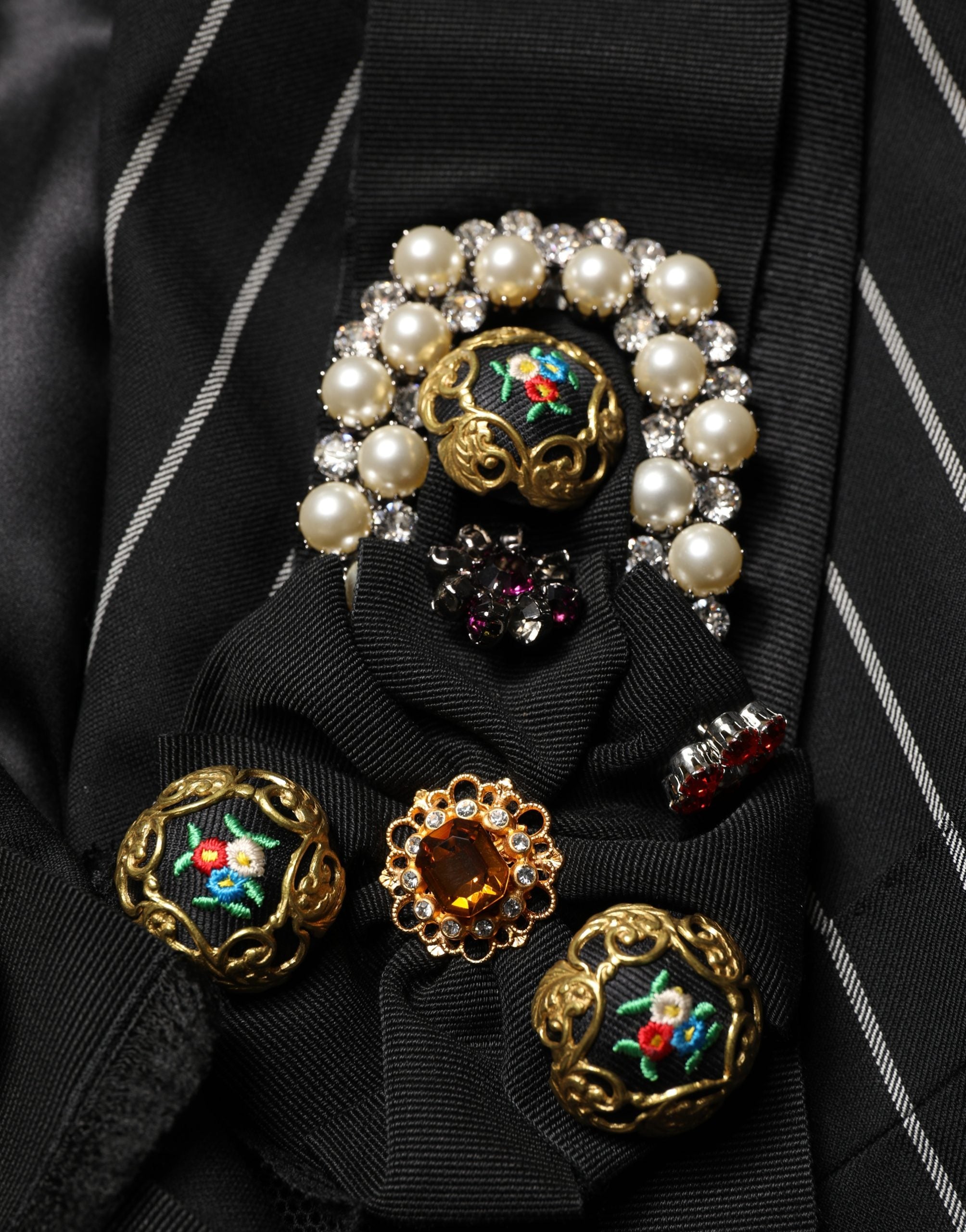 Dolce & Gabbana 89% Virgin Wool blazer in black — view 2