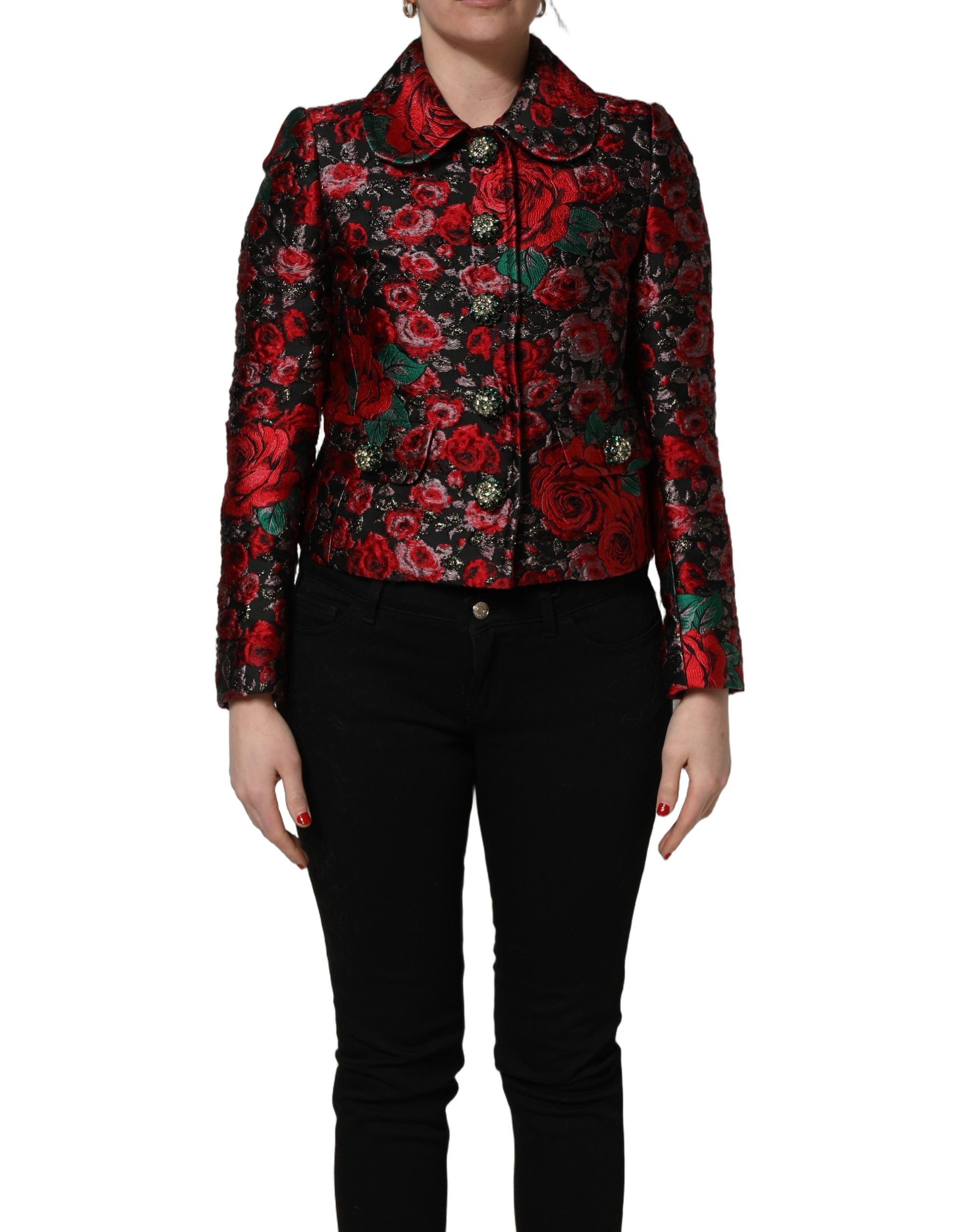 Dolce & Gabbana 10% Acetate blazer in red — view 5