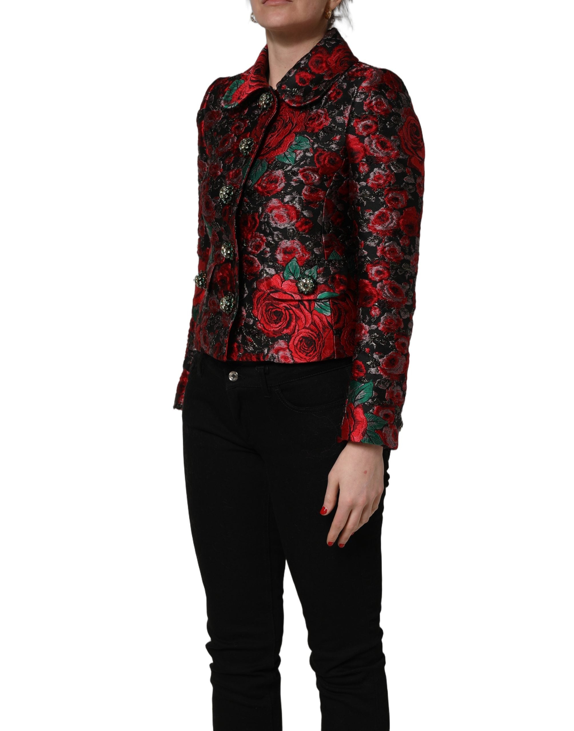 Dolce & Gabbana 10% Acetate blazer in red — view 7