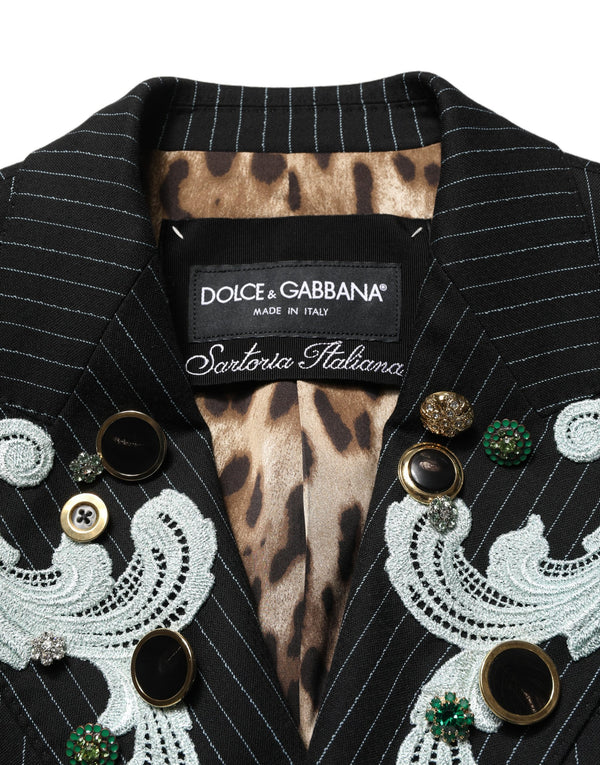 Dolce & Gabbana 98% Virgin Wool blazer in black