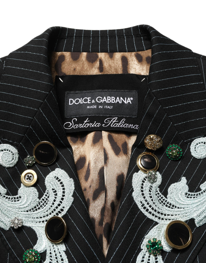 Dolce & Gabbana 98% Virgin Wool blazer in black