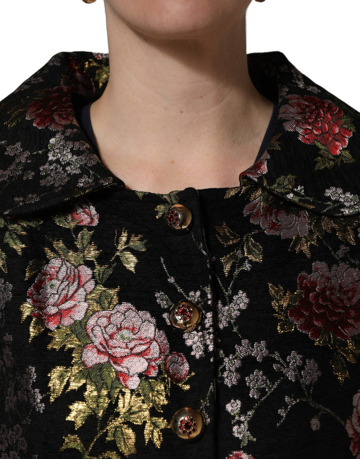 Dolce & Gabbana 56% Acetate 35% Acrylic 9% Polyester; Lining: 100% Polyester blazer in black — view 2