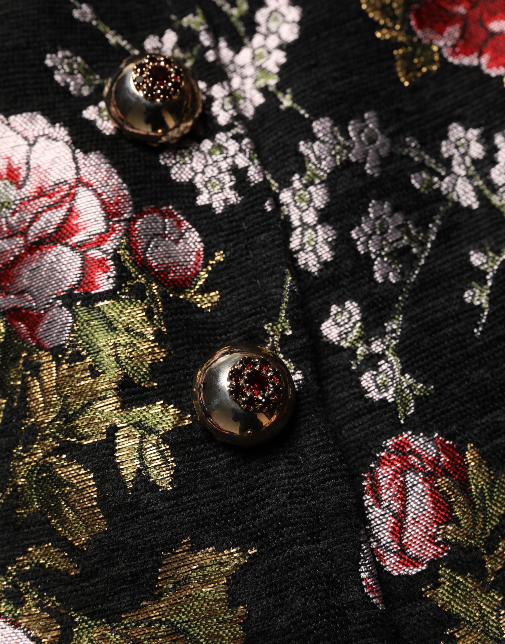 Dolce & Gabbana 56% Acetate 35% Acrylic 9% Polyester; Lining: 100% Polyester blazer in black — view 4
