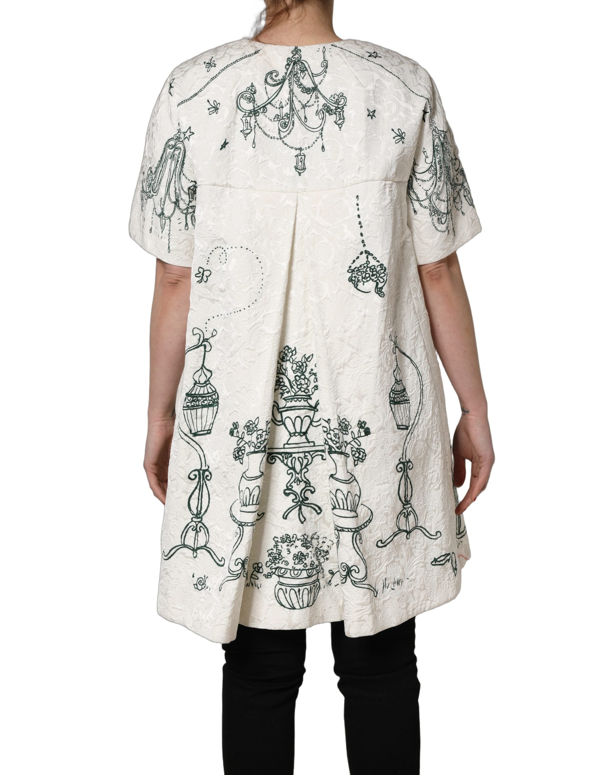 Dolce & Gabbana 64% Viscose jacket in white