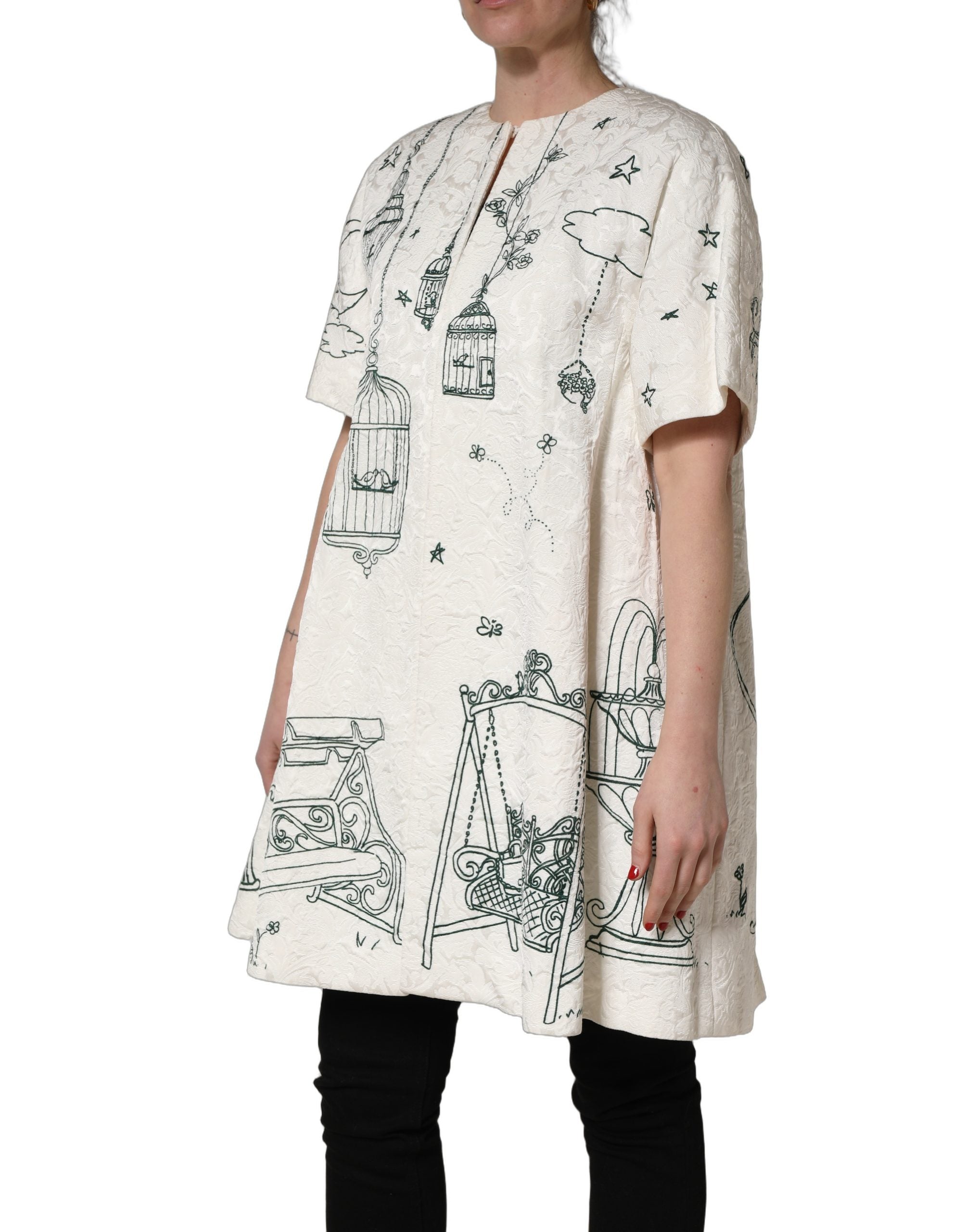 Dolce & Gabbana 64% Viscose jacket in white — view 6