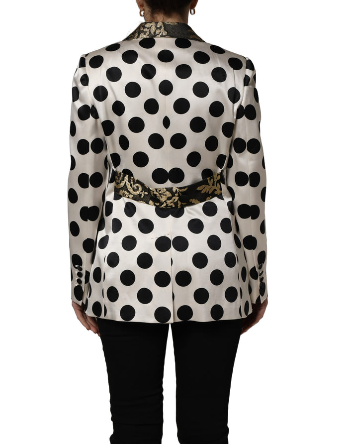 Dolce & Gabbana 90% Silk blazer in white