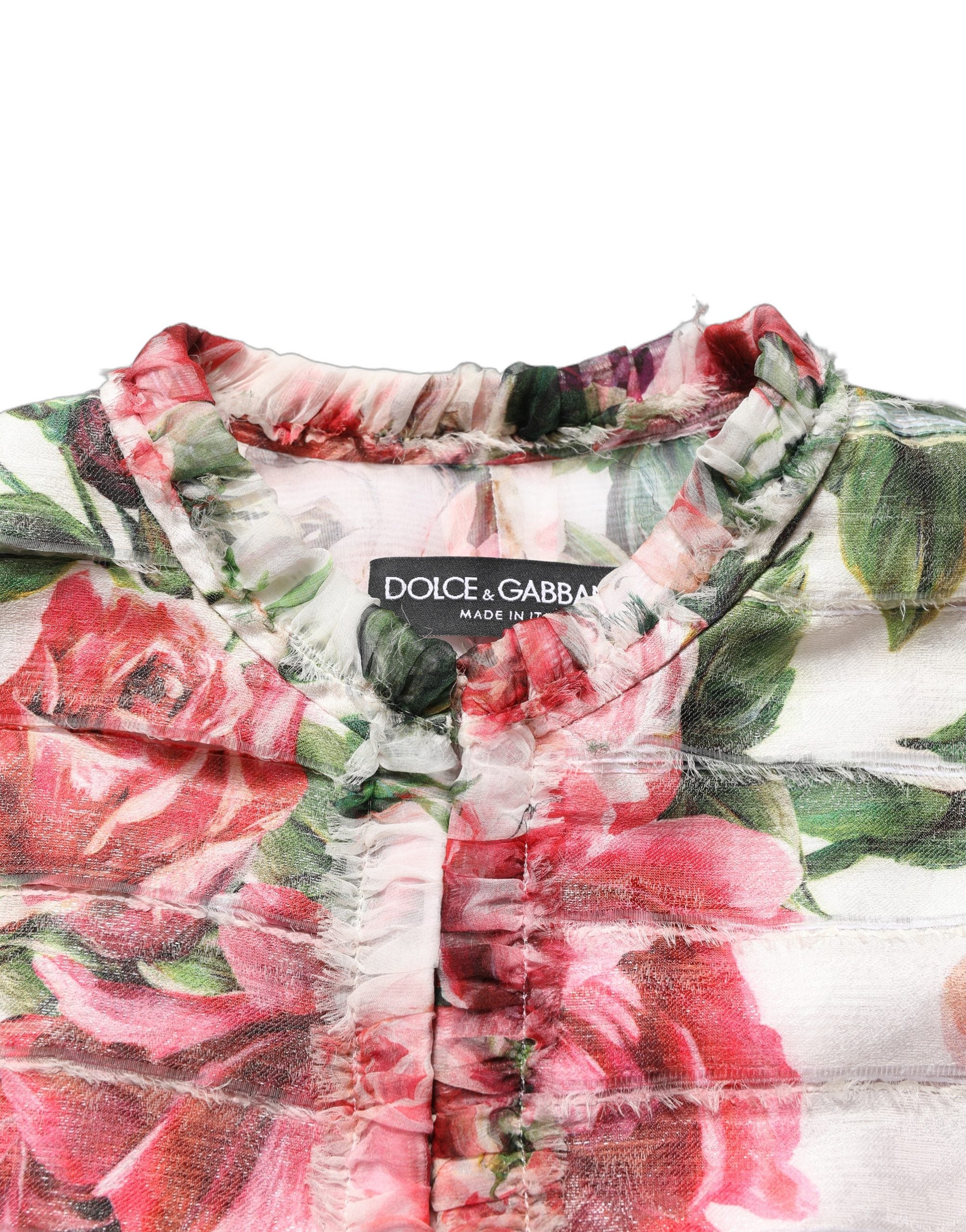 Dolce & Gabbana 73% Polyester jacket in multicolor — view 3