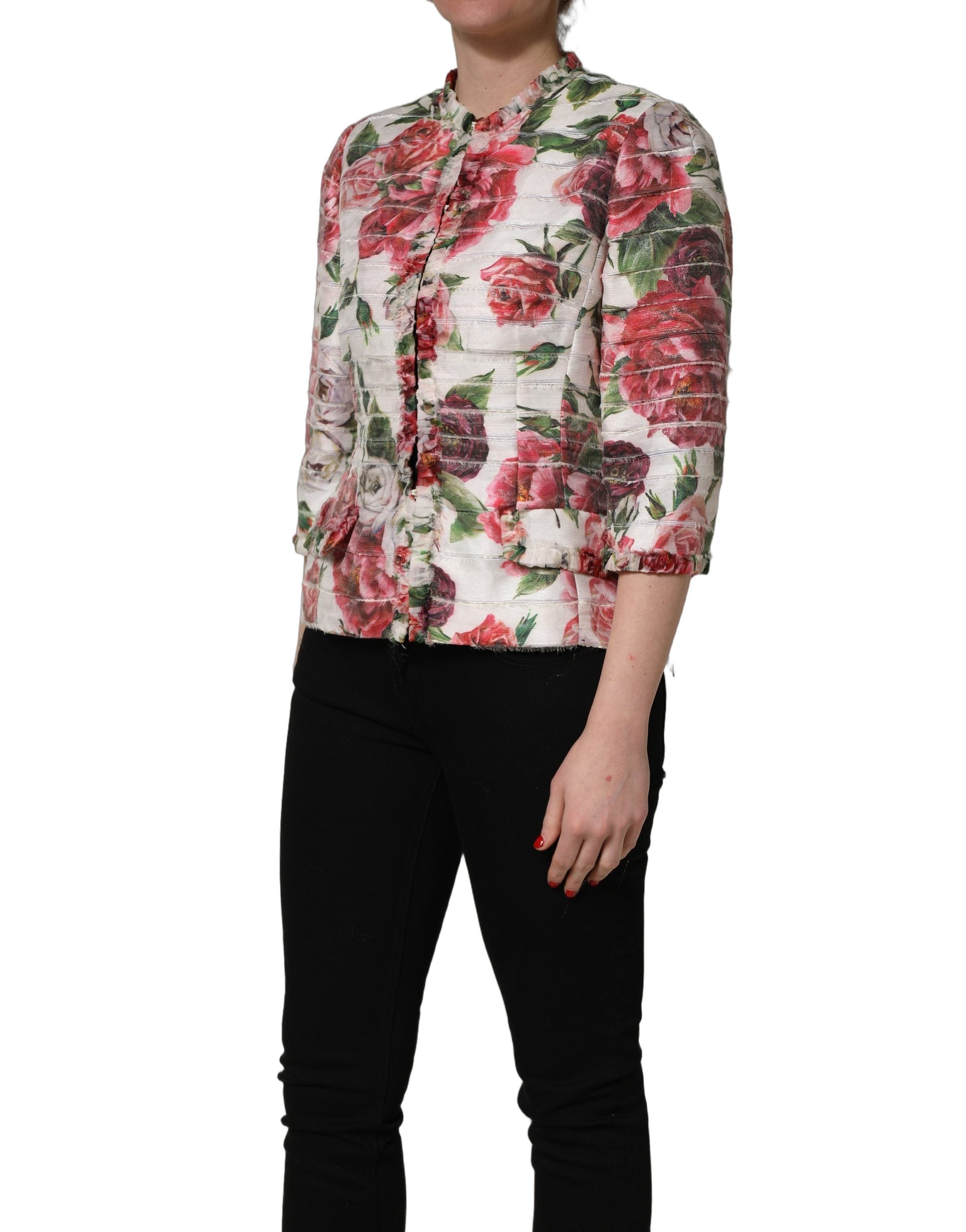 Dolce & Gabbana 73% Polyester jacket in multicolor — view 6