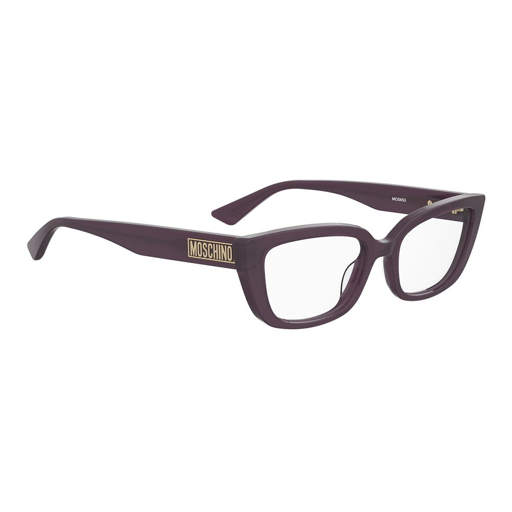 Purple Plastic Glasses (frames) Accessory