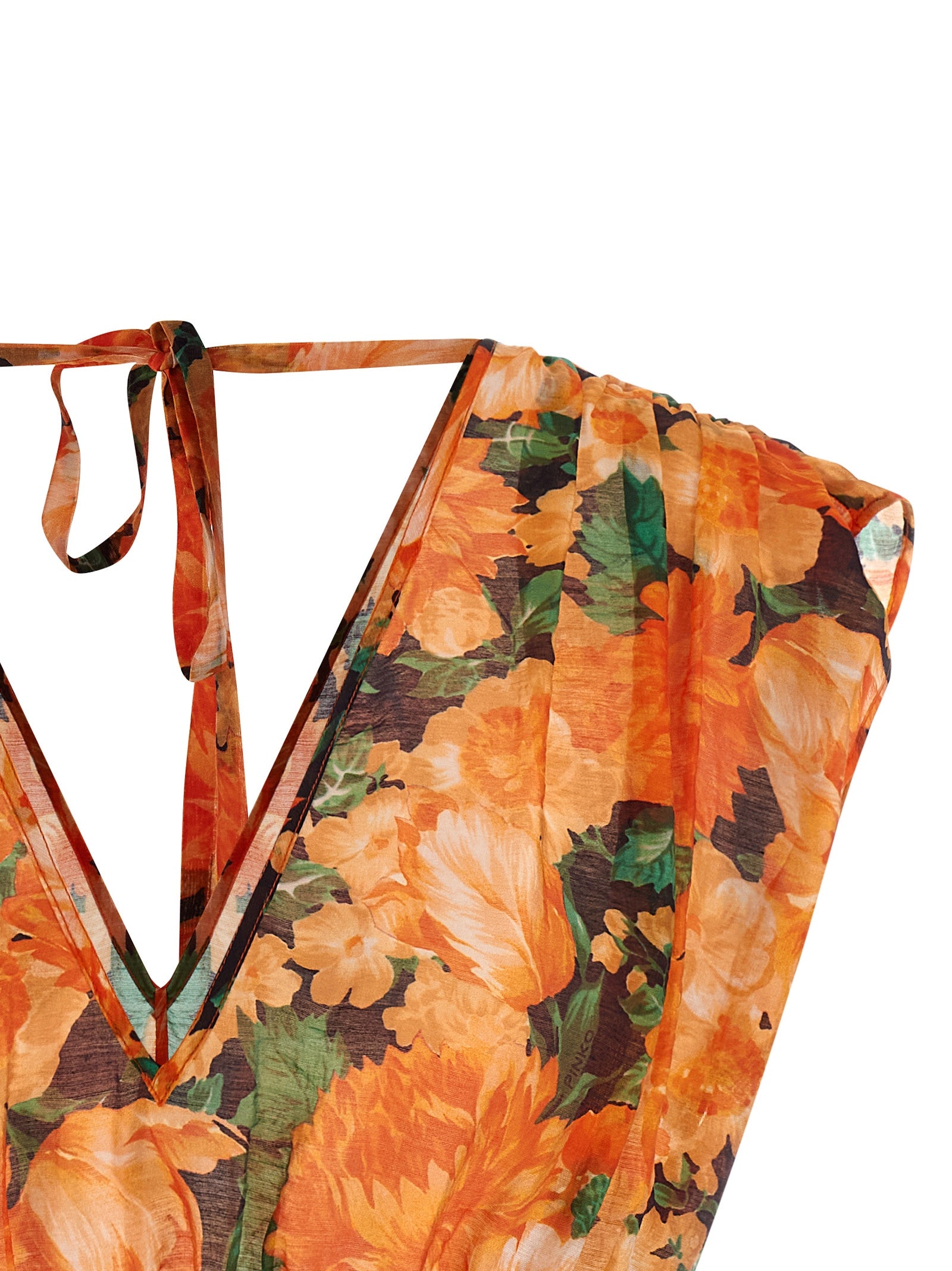Arcore top Orange Lyocell Tops