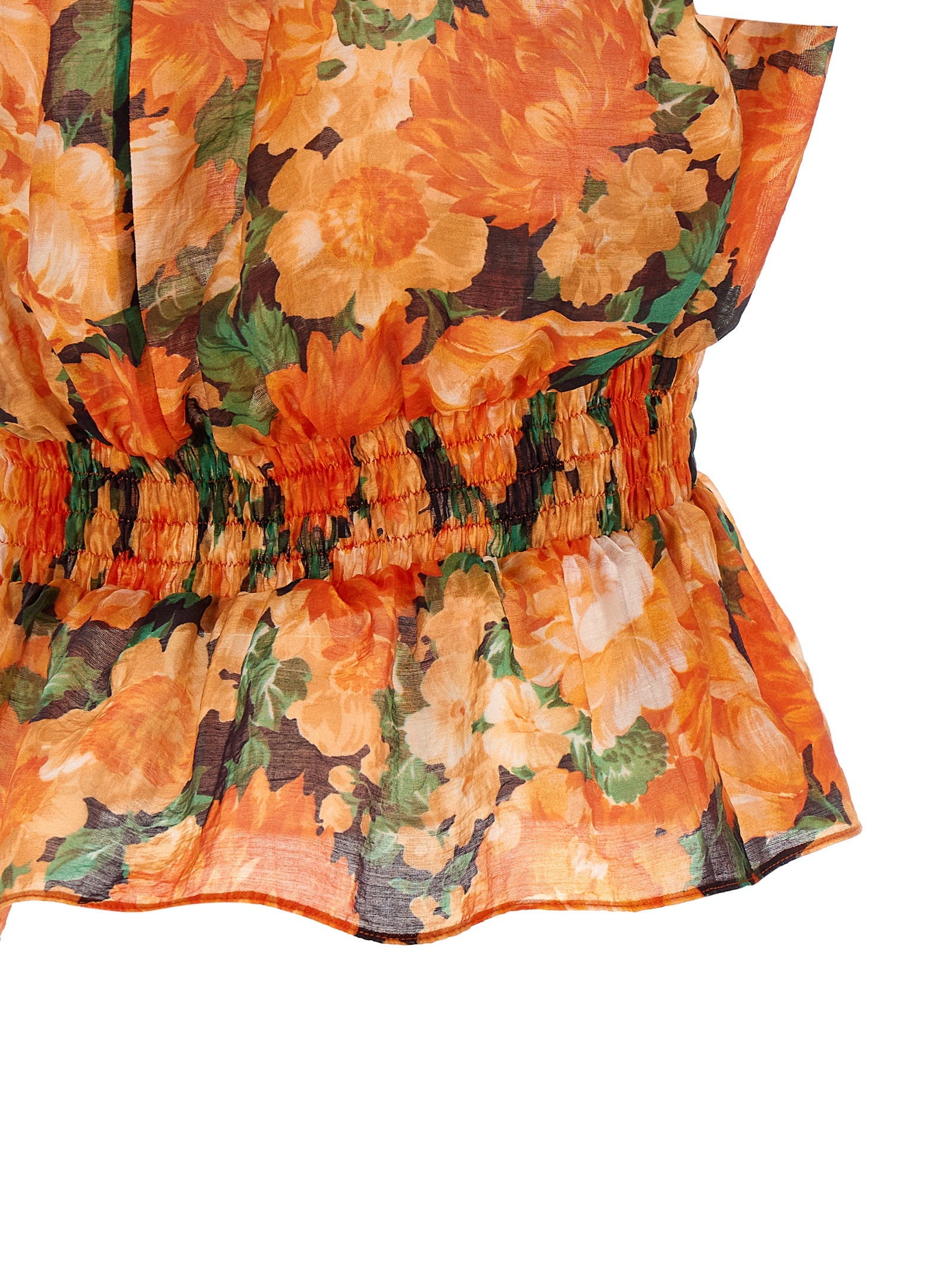 Arcore top Orange Lyocell Tops