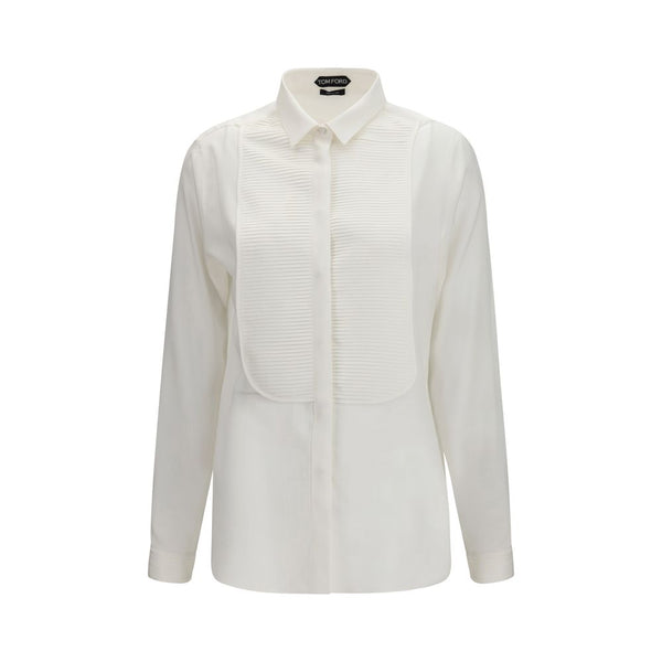 Tom Ford 100% Silk shirt in white