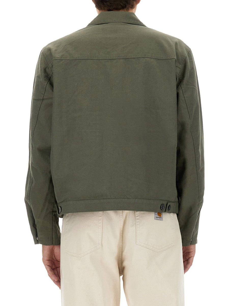 Green Shirt Jacket Polyester