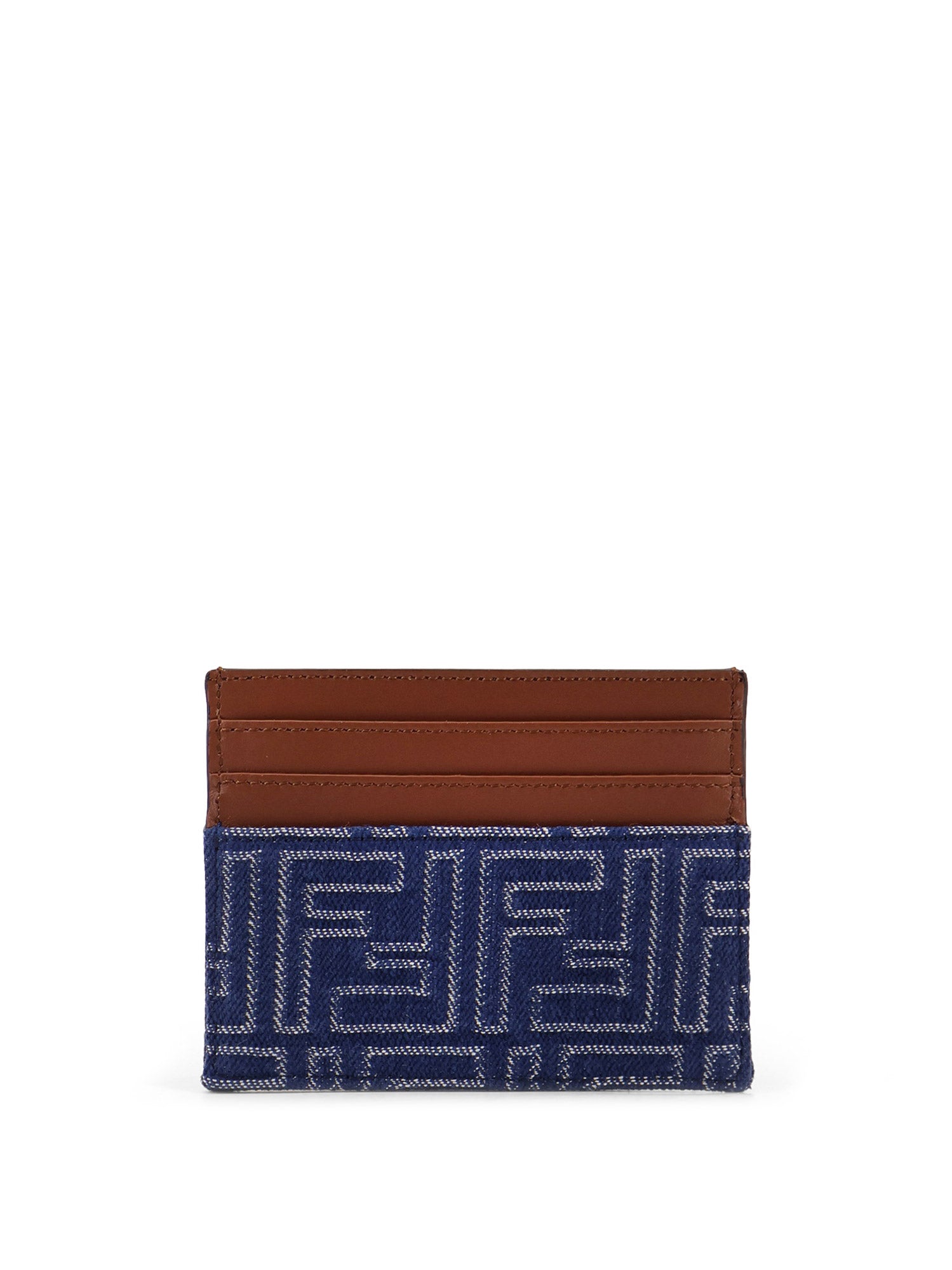 Fendi Wallets Stone+dark Nut+p Tessuto Jacquard Ff