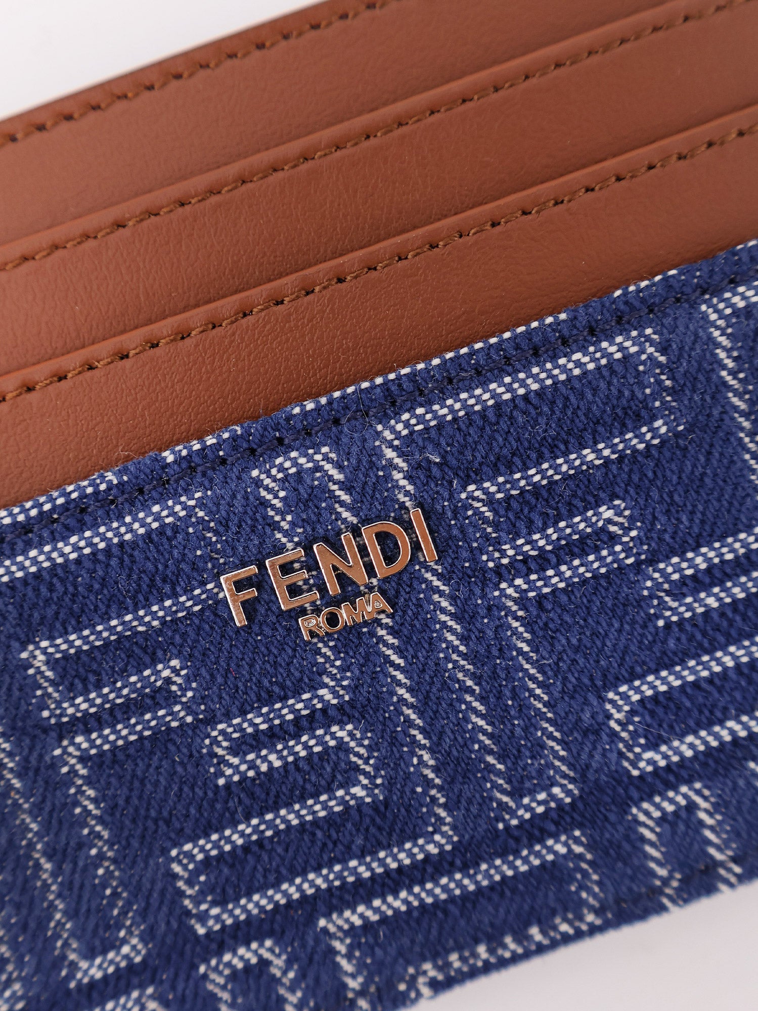 Fendi Wallets Stone+dark Nut+p Tessuto Jacquard Ff