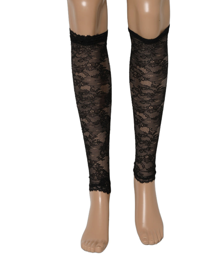 Dolce & Gabbana 79% Nylon 21% Elastane knee socks in black — view 2