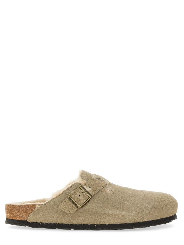 Sabot Boston Beige Suede Sandal