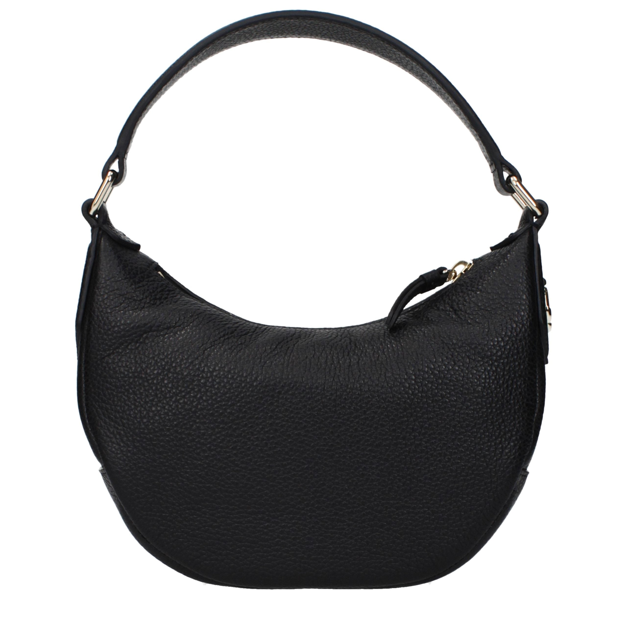 Black Leather Handbag Bag