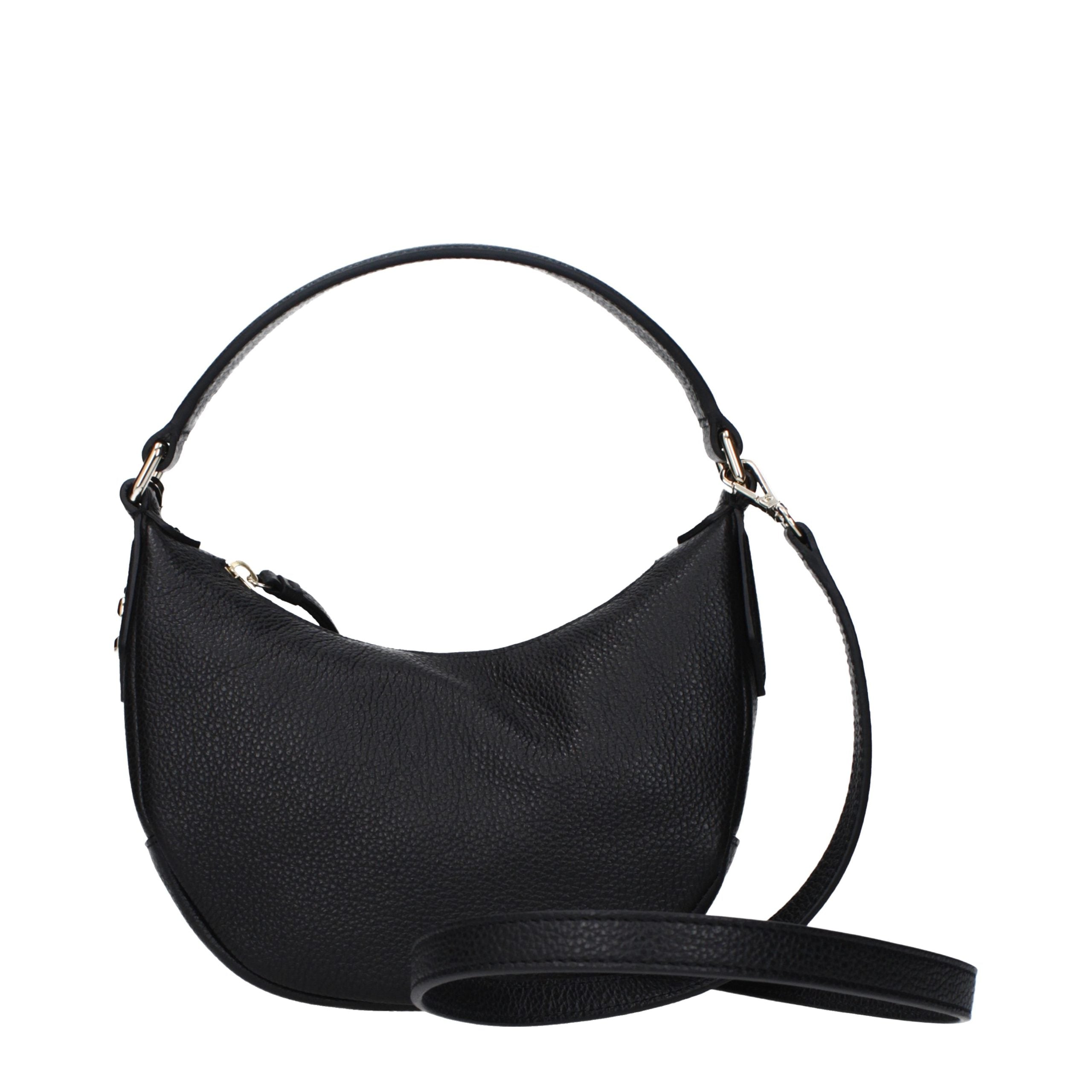 Black Leather Handbag Bag