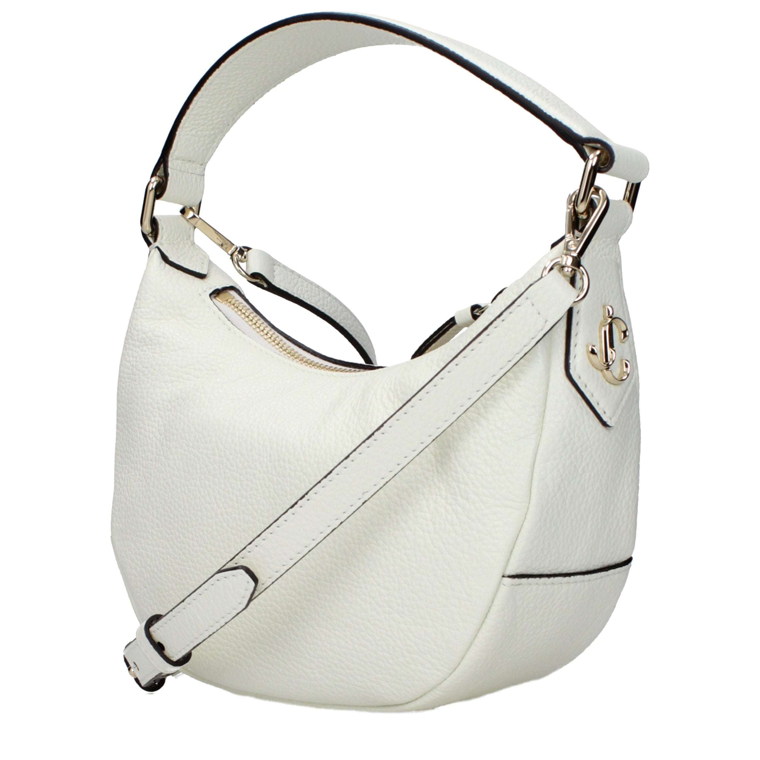 Jimmy Choo Leather shoulder bag in beige — view 2