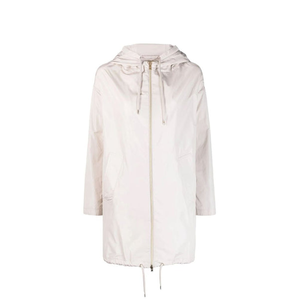 Herno 100% Polyester raincoat in white