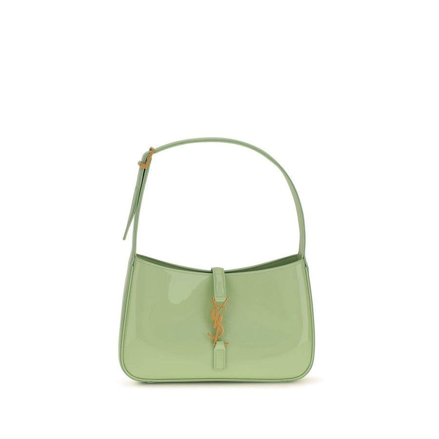 Saint Laurent 100% Calf Leather Bos Taurus shoulder bag in green