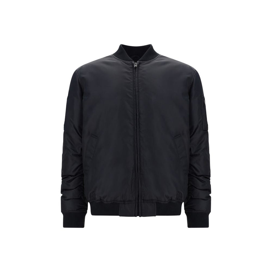 Moschino 100% Polyamide bomber jacket in black