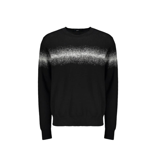 Herno 82% Cotton sweatshirt in black