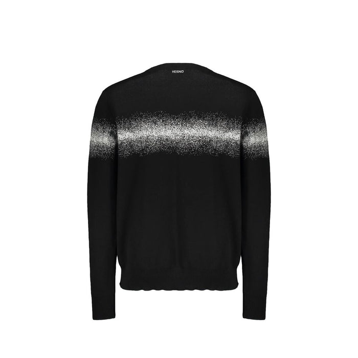 Herno 82% Cotton sweatshirt in black — view 2