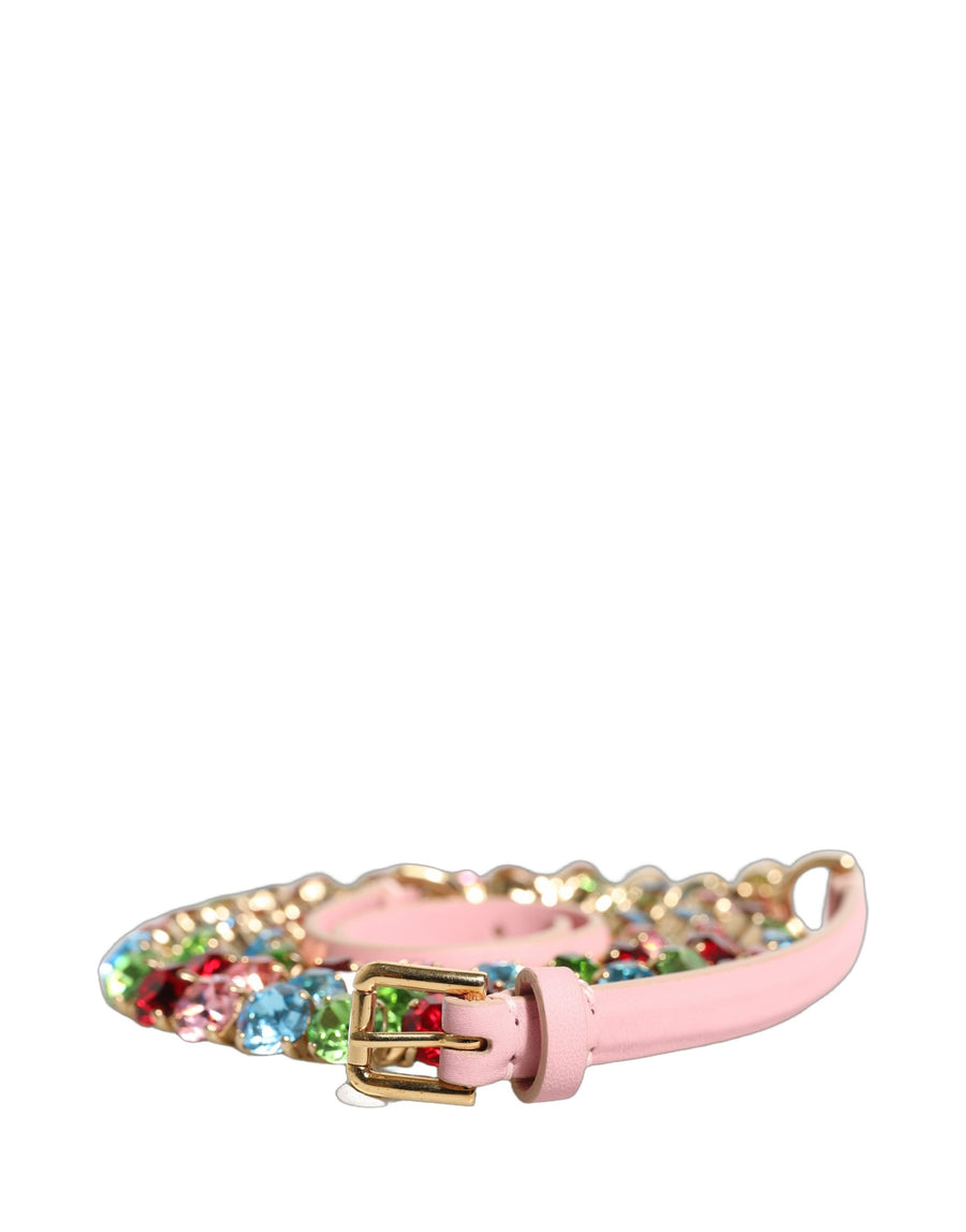 Dolce & Gabbana 40% Lamb belt in pink