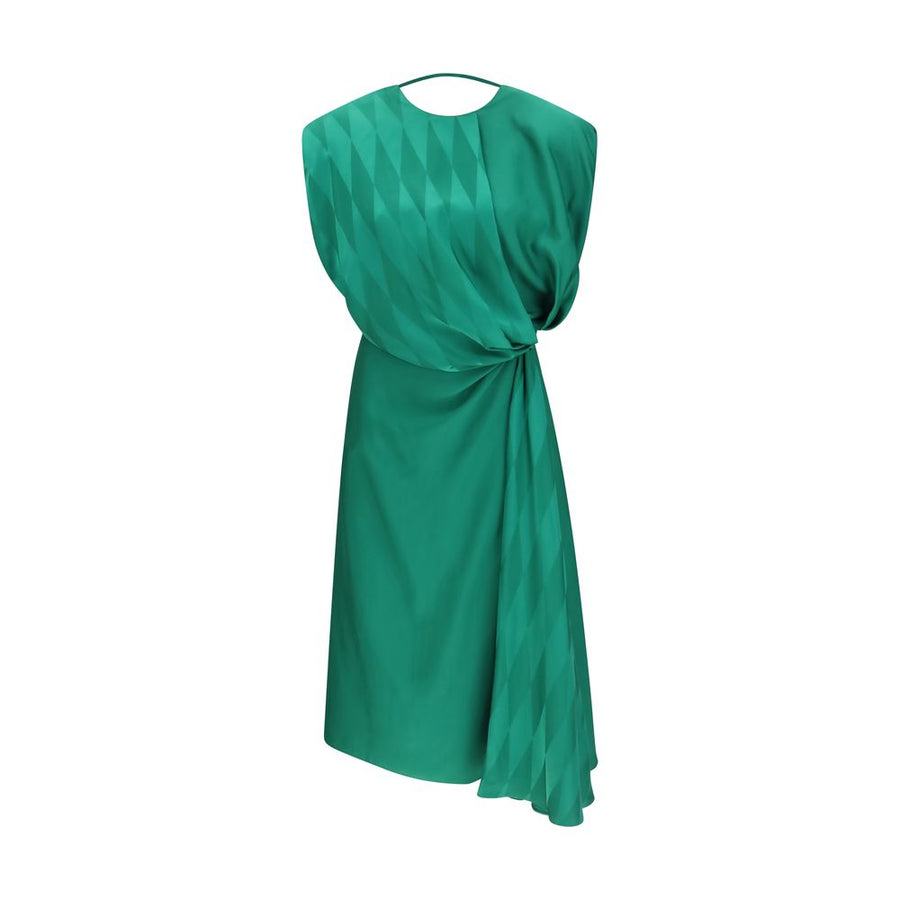 Versace 100% Silk dress in green