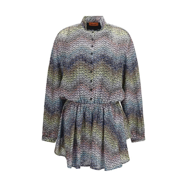 Missoni 55% Viscose 31% Polyamide 14% Metal Fibers dress in multicolor
