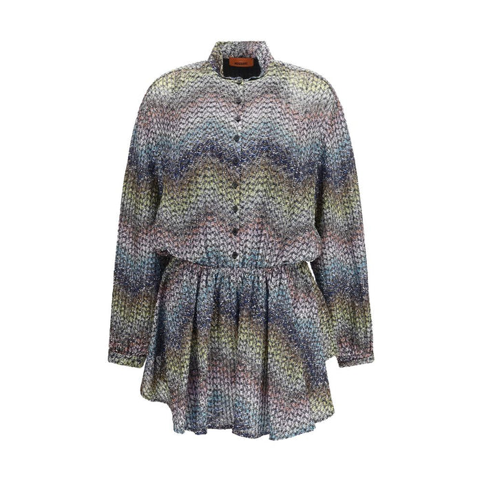 Missoni 55% Viscose 31% Polyamide 14% Metal Fibers dress in multicolor