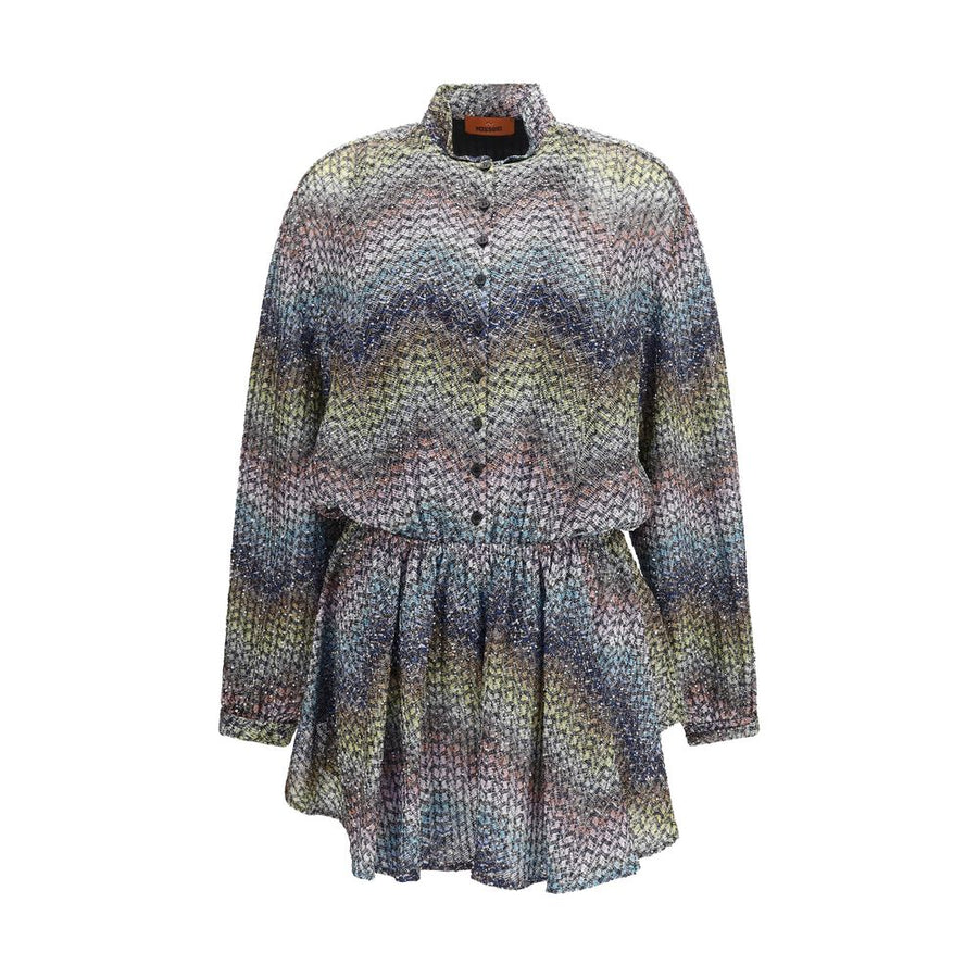 Missoni 55% Viscose 31% Polyamide 14% Metal Fibers dress in multicolor