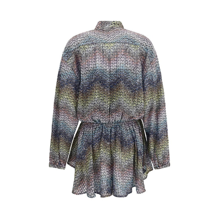 Missoni 55% Viscose 31% Polyamide 14% Metal Fibers dress in multicolor — view 2