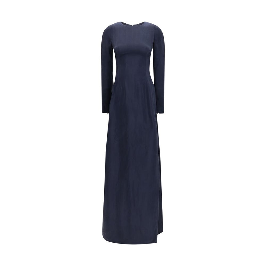 Maison Margiela 100% Cupro dress in navy