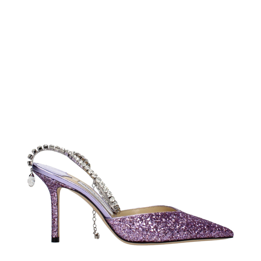 Jimmy Choo Plastic sandal heel in purple