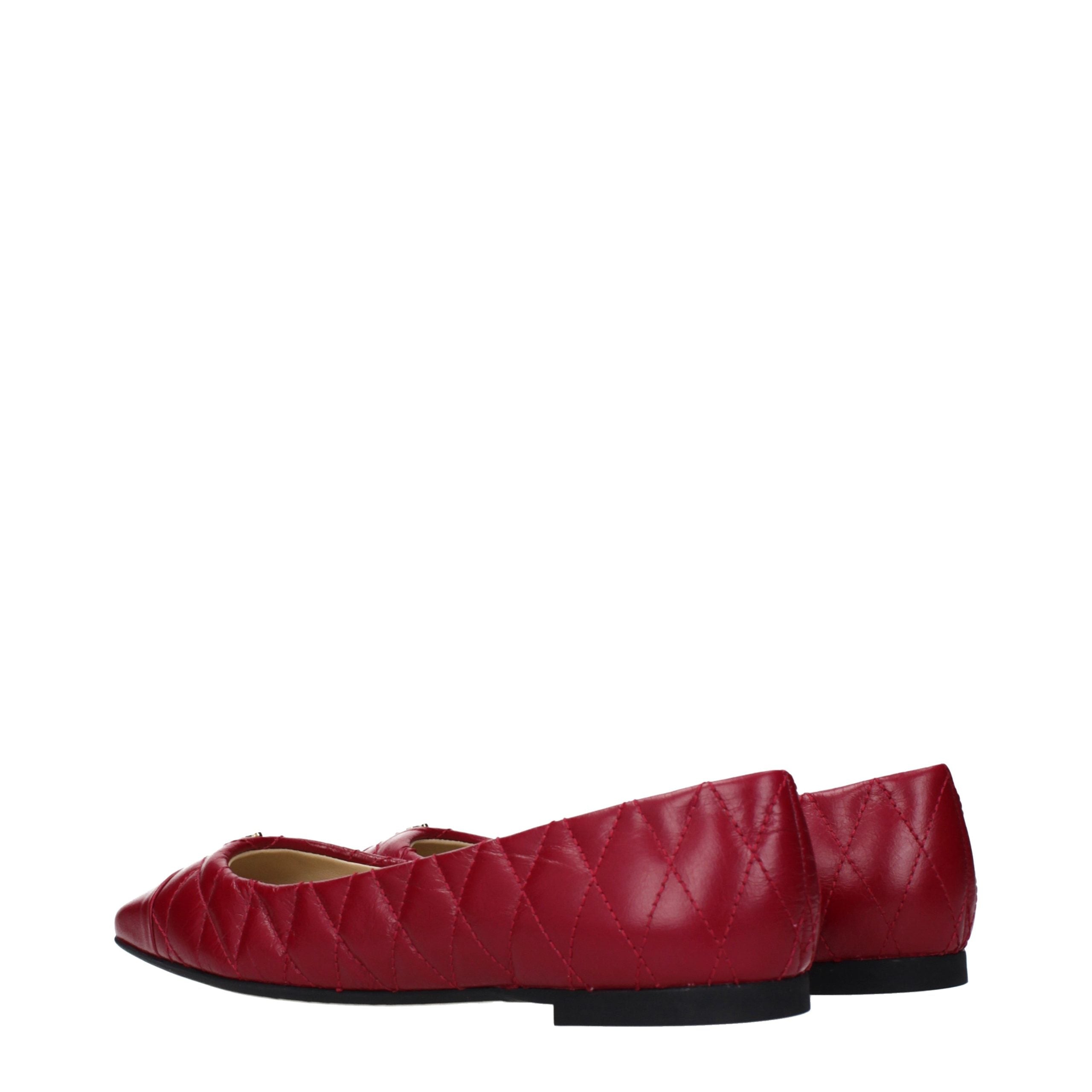 Jimmy Choo flat in red — view 4