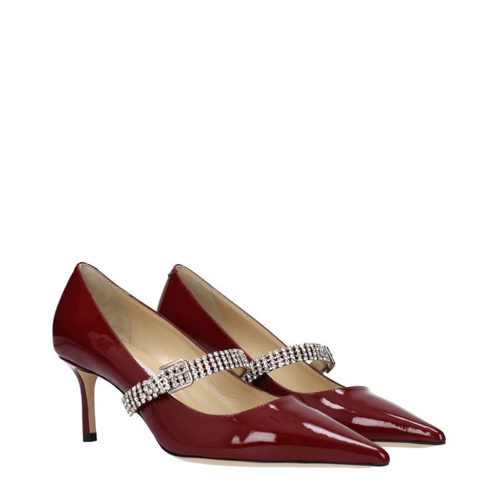Jimmy Choo pumps in red — view 2