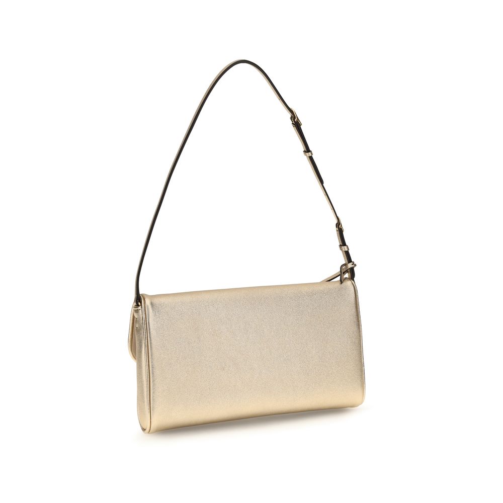 Gold Lamb Ovis Aries Shoulder Bag